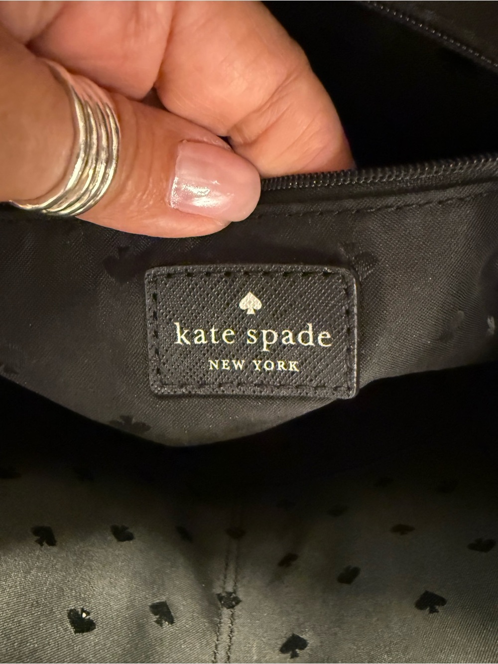 Kate Spade Mavis Street Taden Glitter Large Tote - Picture 6 of 14